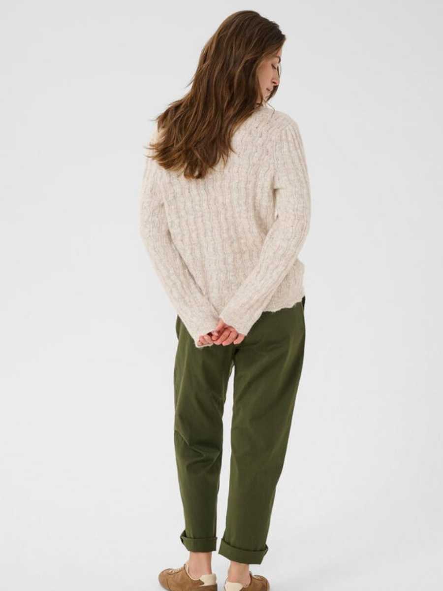 Cream Junah pullover neuletakki, Oat melange