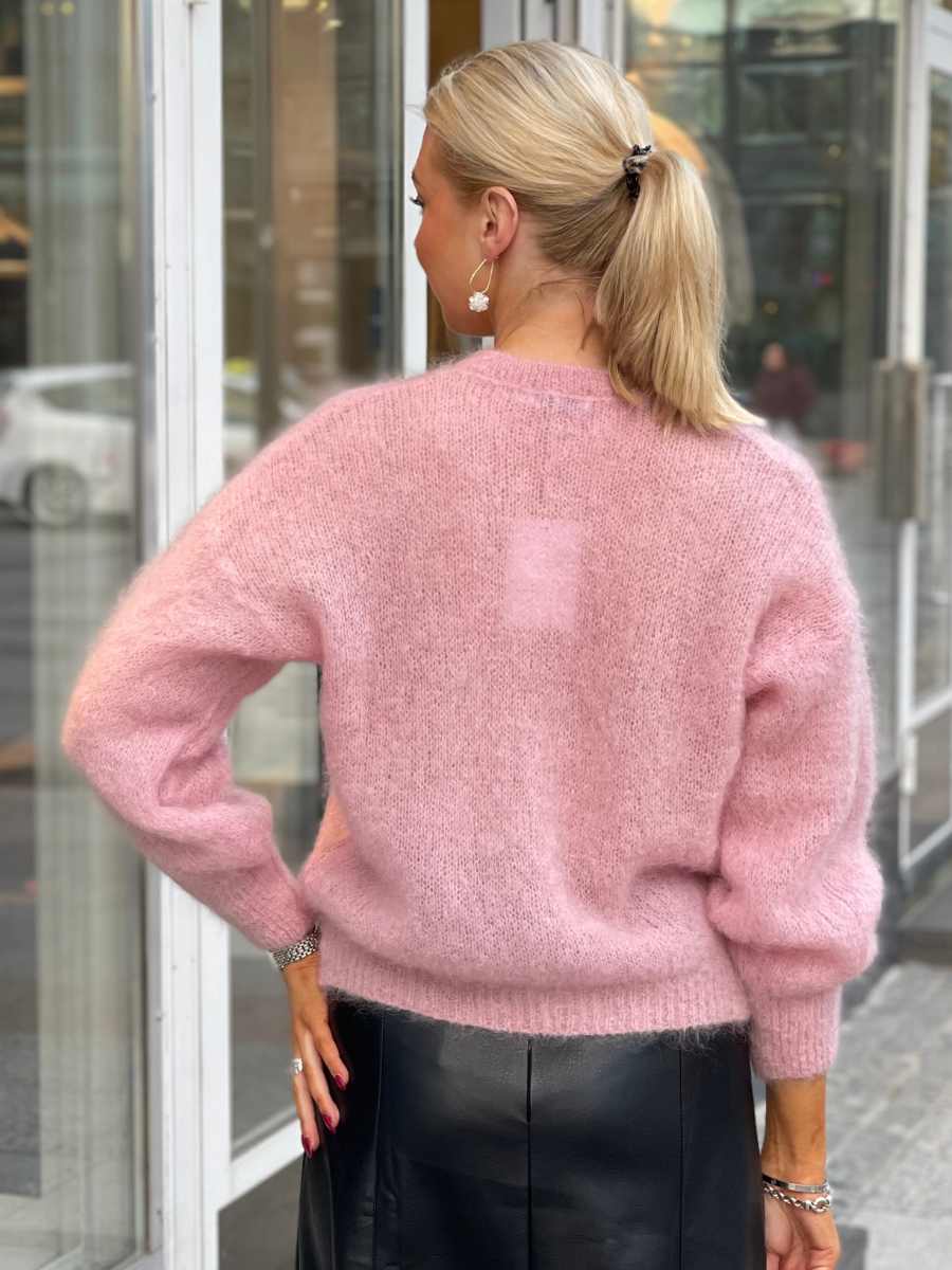 Huurre mohairneuletakki lyhyt, eri värejä