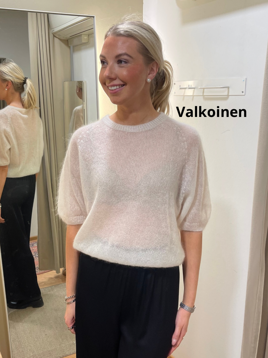 Sulo lyhythihainen mohairneule, eri värejä