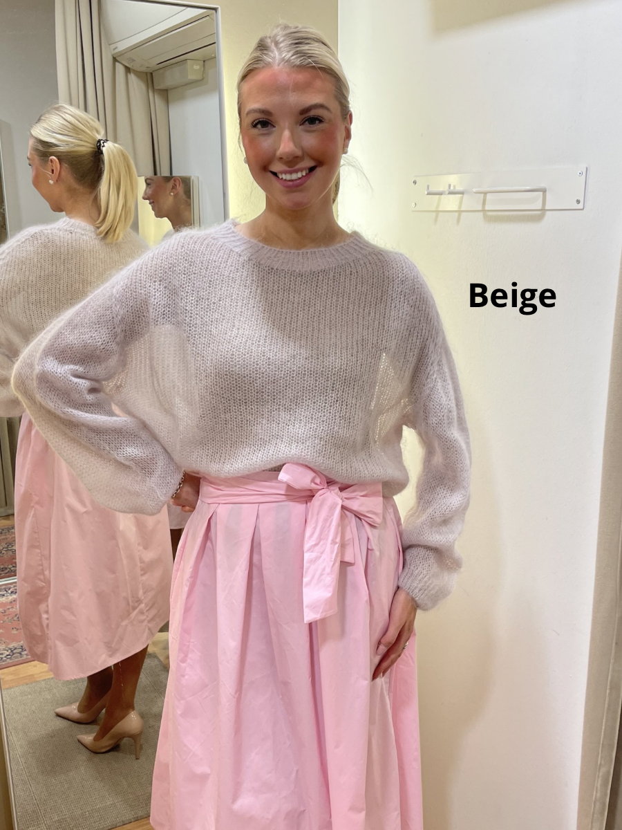 Säde mohairneule pitkähihainen, eri värejä