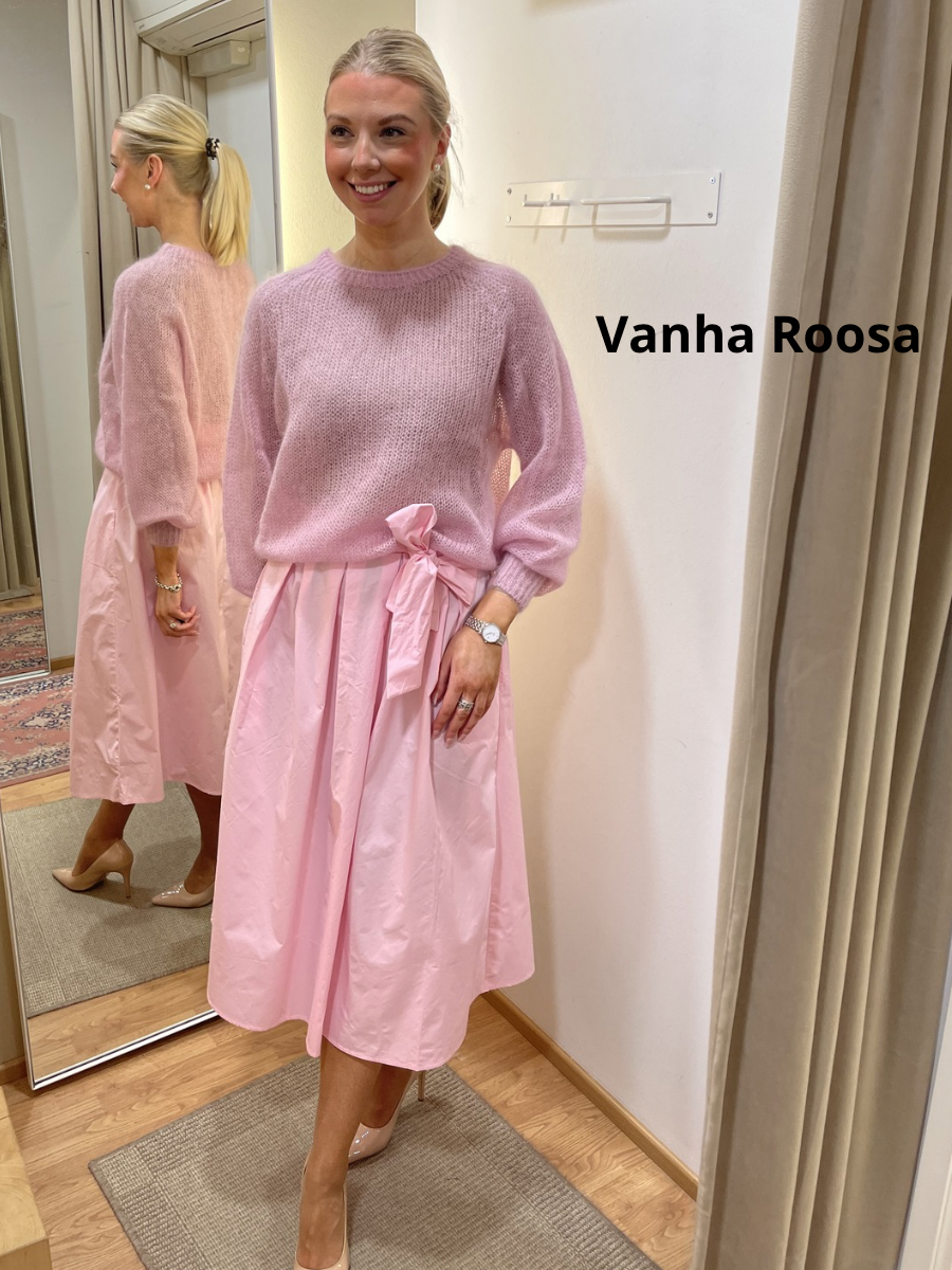 Säde mohairneule pitkähihainen, eri värejä