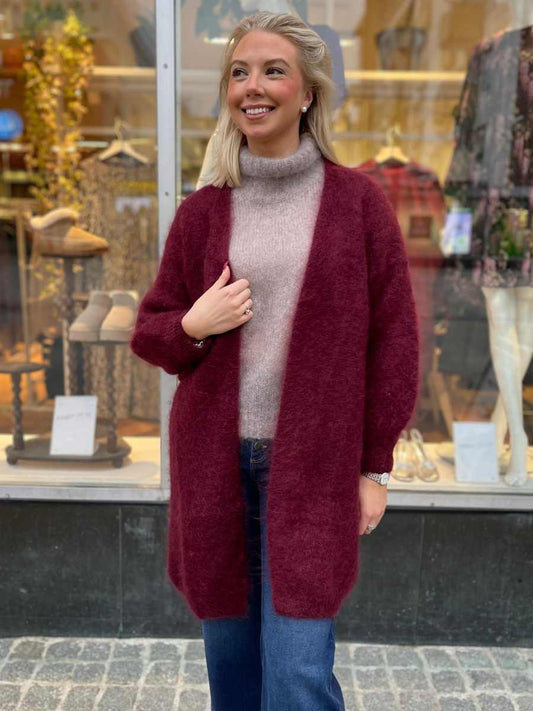 Armi pitkä mohairneuletakki, eri värejä