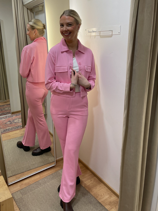 Esqualo jerseyhousut, vaaleanpunainen