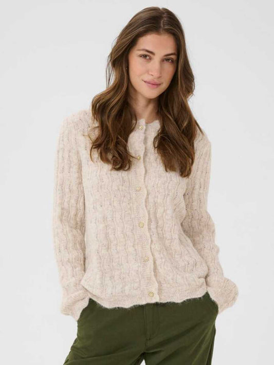 Cream Junah pullover neuletakki, Oat melange