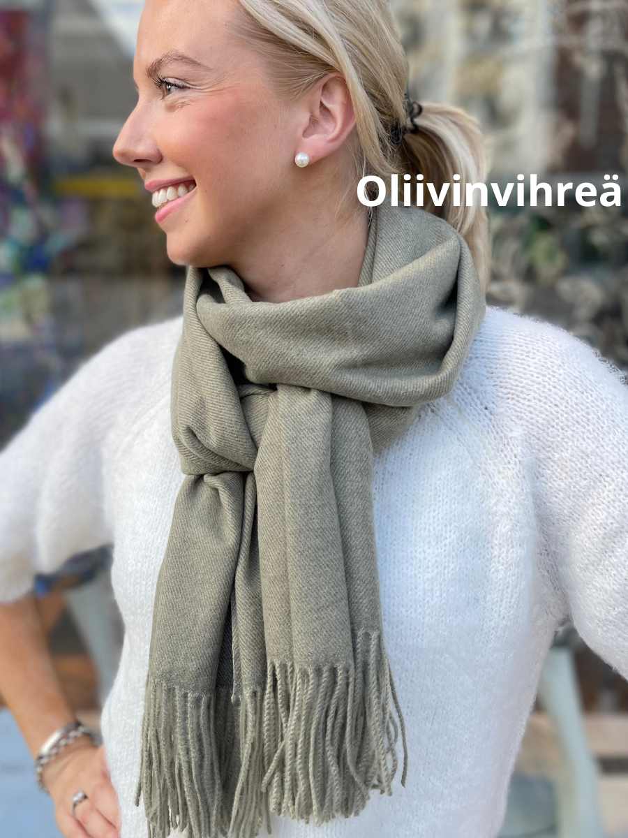 Cashmerehuivi, eri värejä