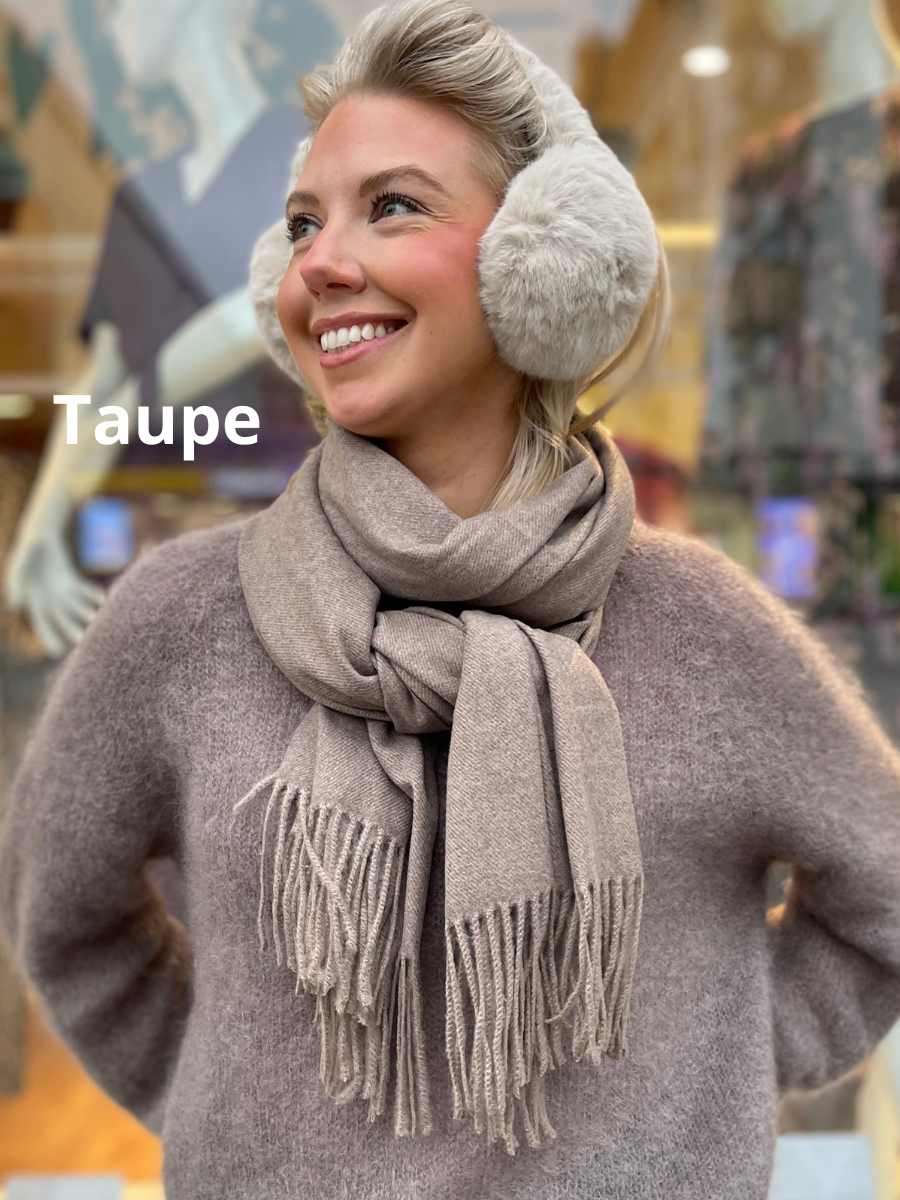 Cashmerehuivi, eri värejä