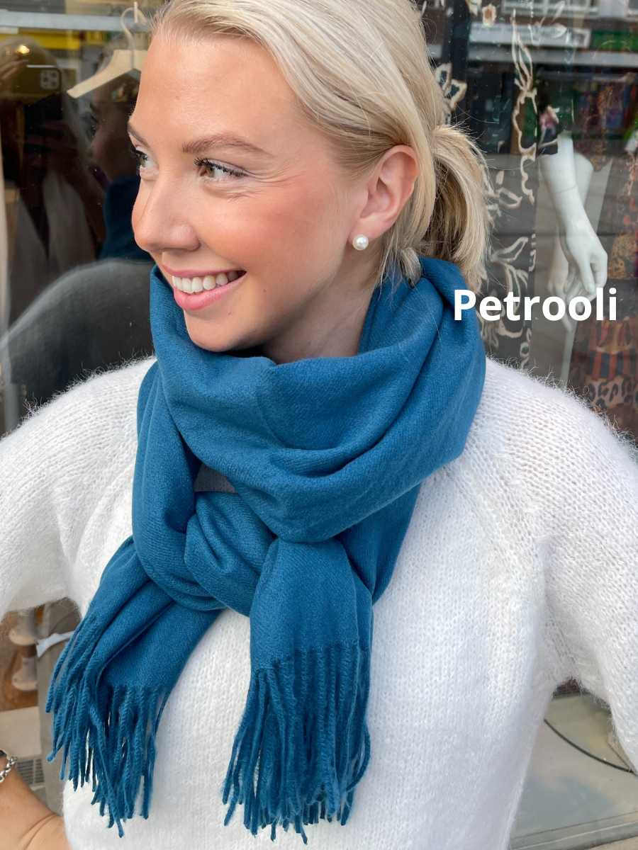 Cashmerehuivi, eri värejä