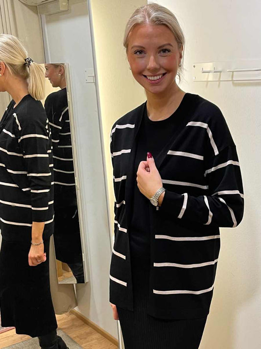 Jensen neuletakki, Raita eri värejä