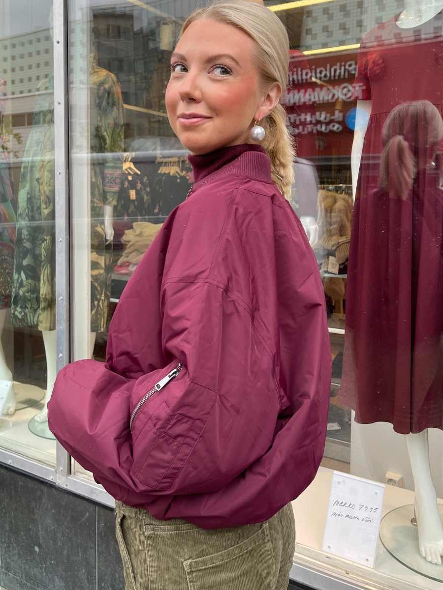 KA Lorena bombertakki, viininpunainen