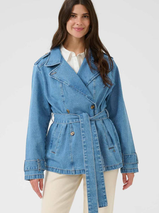 Mika denim trenssitakki