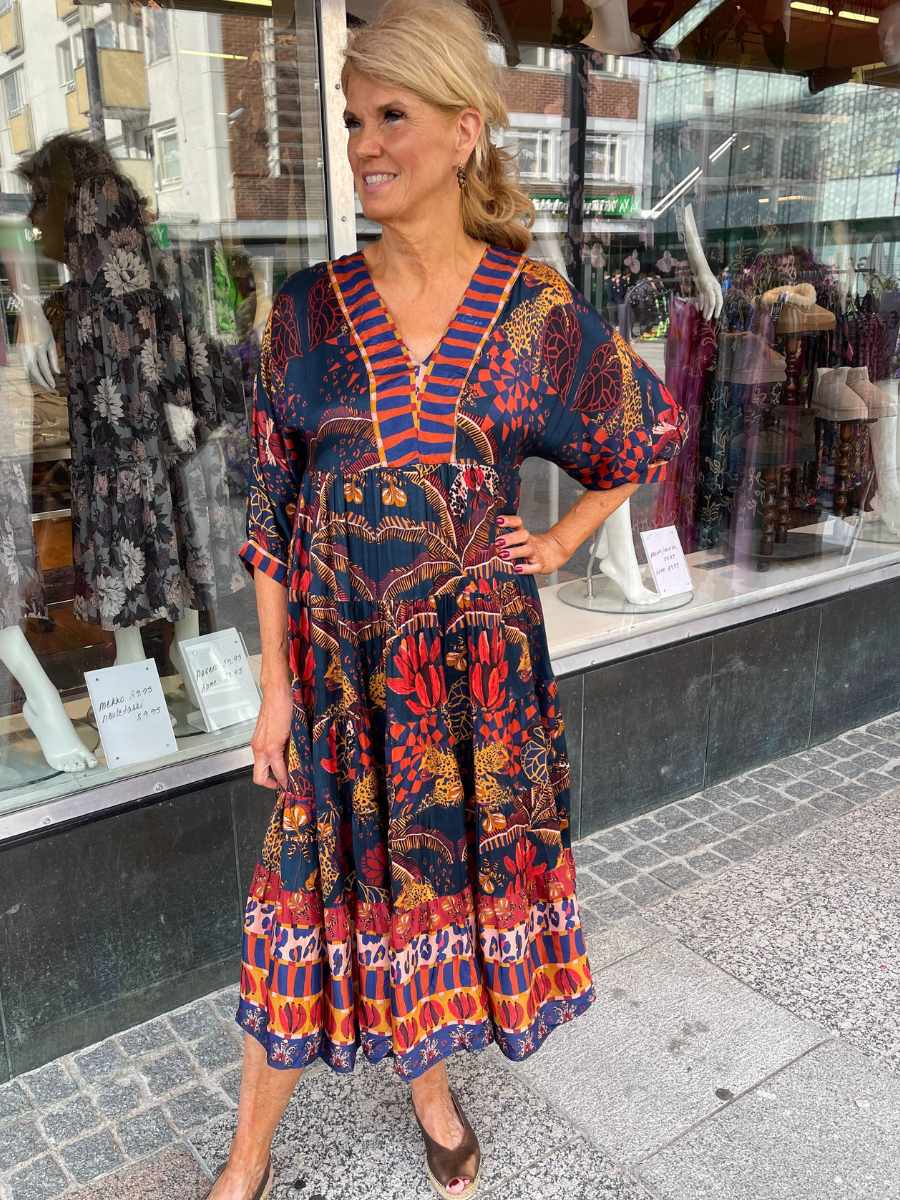 Orientique x Escape Pantanal dress maxi 40130