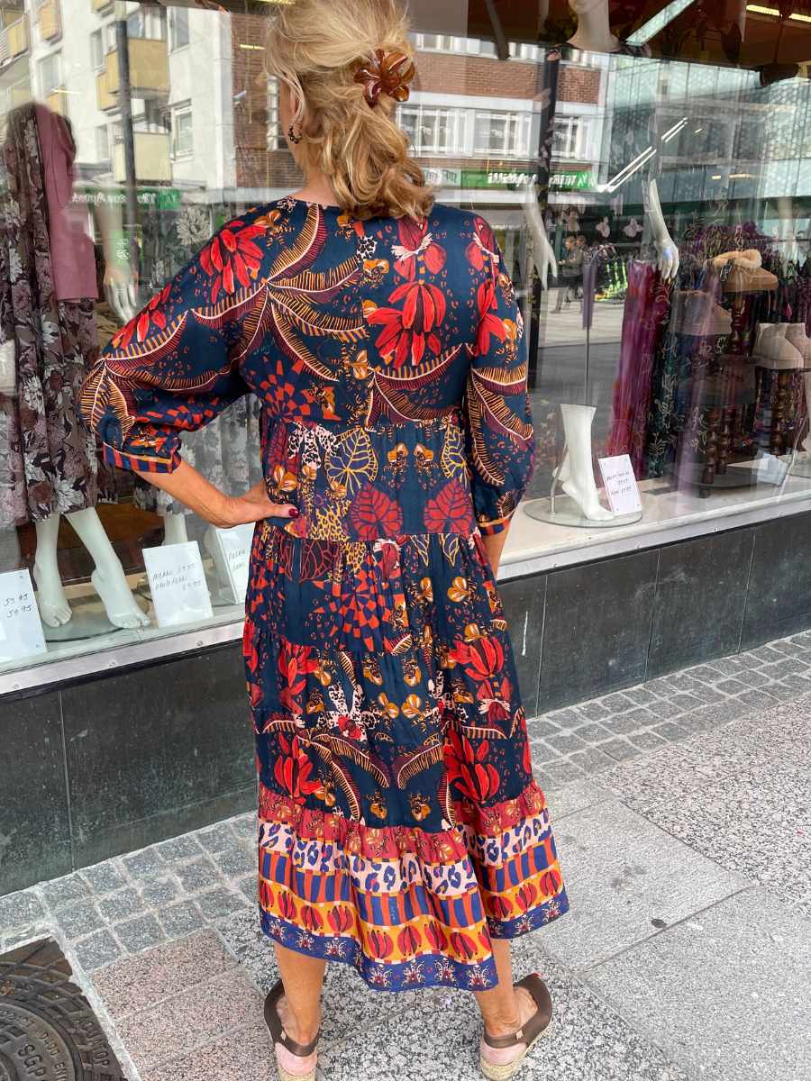 Orientique x Escape Pantanal dress maxi 40130