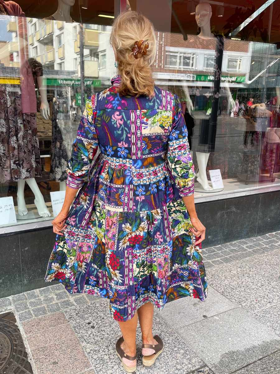 Orientique x Escape Magdalena dress Bottonthrough, babysametti