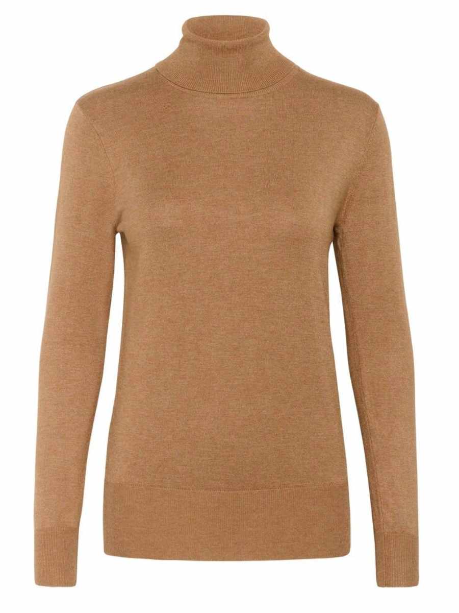 Kaffe Astrid rollneck poolopusero, eri värejä