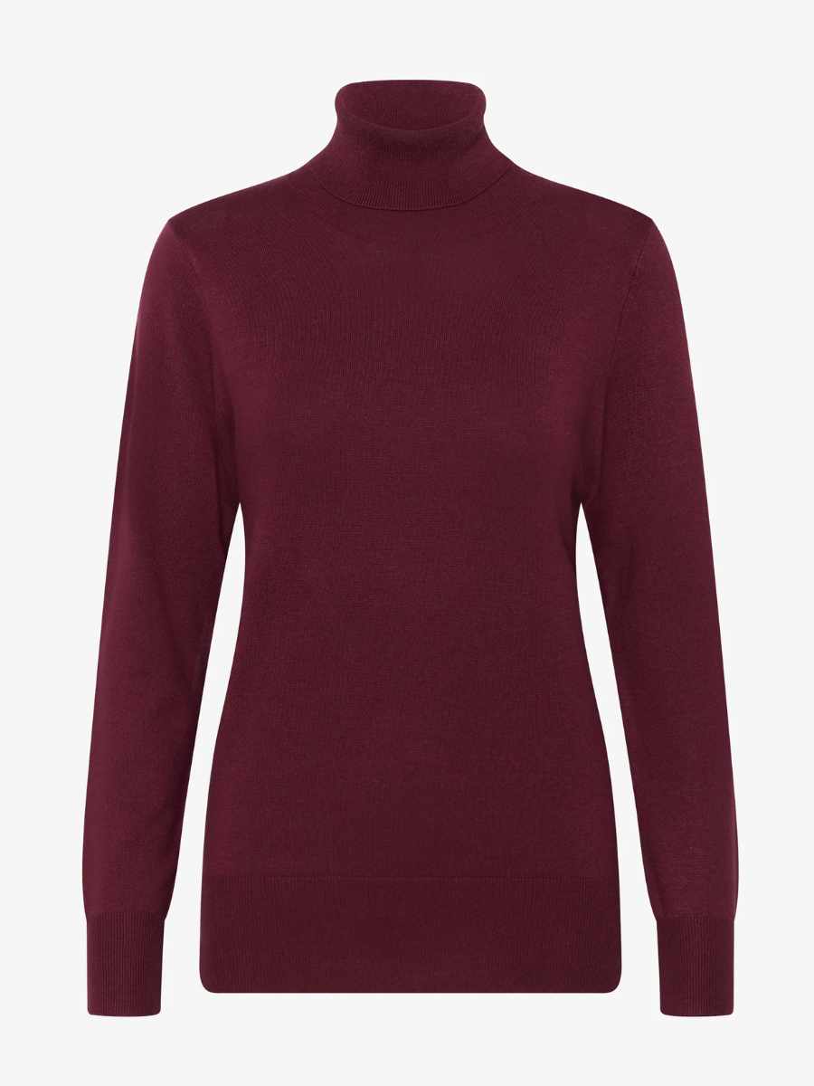 Kaffe Astrid rollneck poolopusero, eri värejä