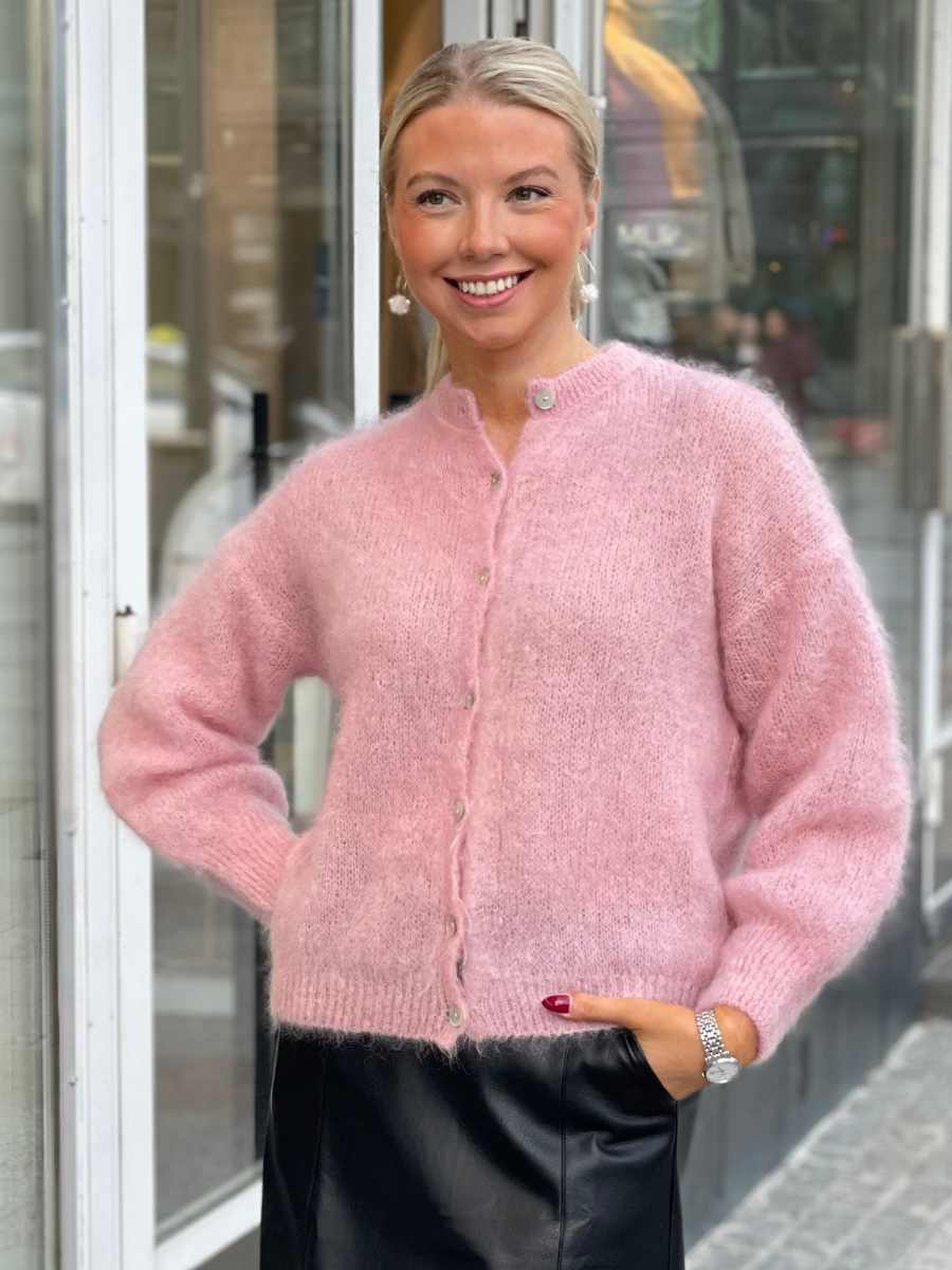 Huurre mohairneuletakki lyhyt, eri värejä