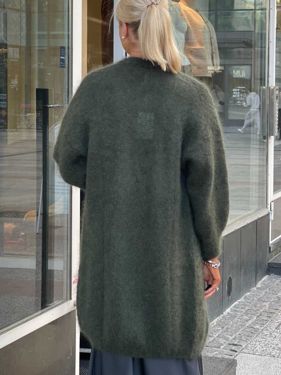 Armi pitkä mohairneuletakki, eri värejä