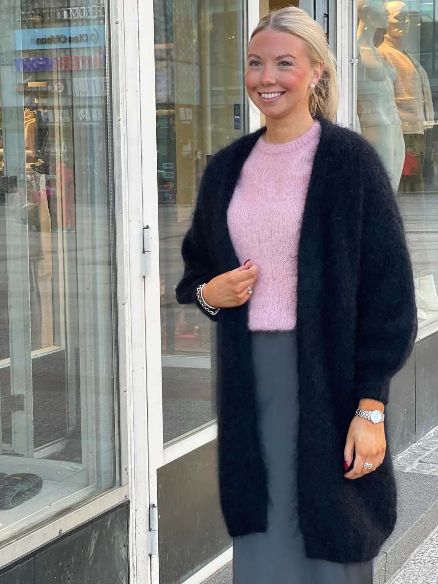 Armi pitkä mohairneuletakki, eri värejä