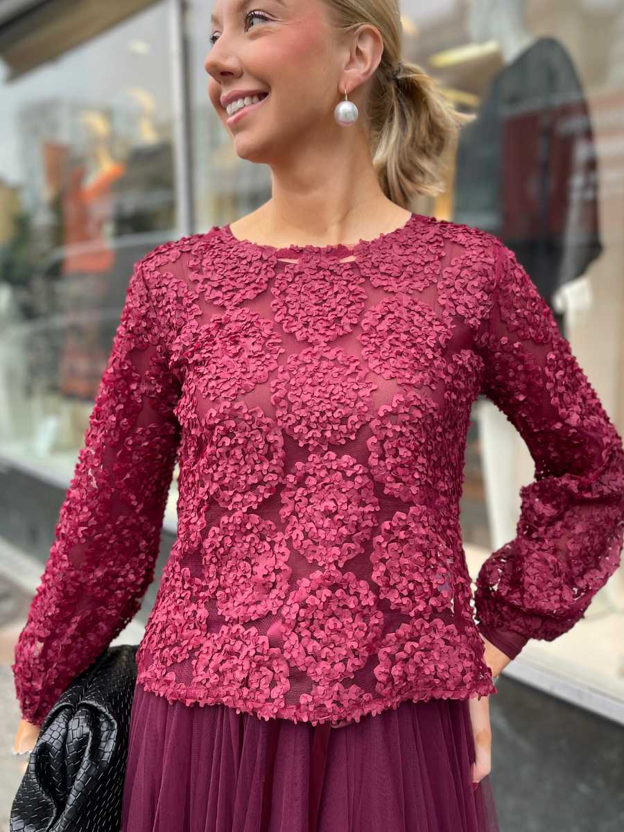 Ruusutarha pusero Khakinvihreä, Ruskea & Burgundy